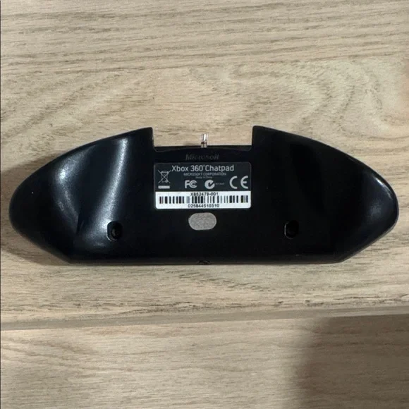 X-Box 360 Black Game Controller Chat pad Keyboard - Picture 2 of 4